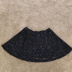 ASOS size 8 Black Sequined mini skirt
